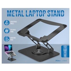 Black Metal Laptop Stand